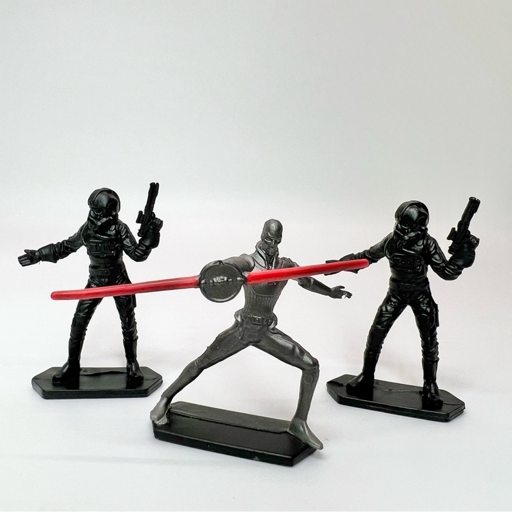Star Wars 2"  Mini Figure Set of 3 Plastic Posed